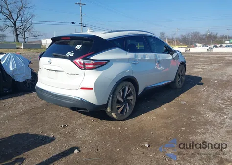 2017 Nissan Murano Platinum z USA, uszkodzony, nr VIN 5N1AZ2MG4HN165959